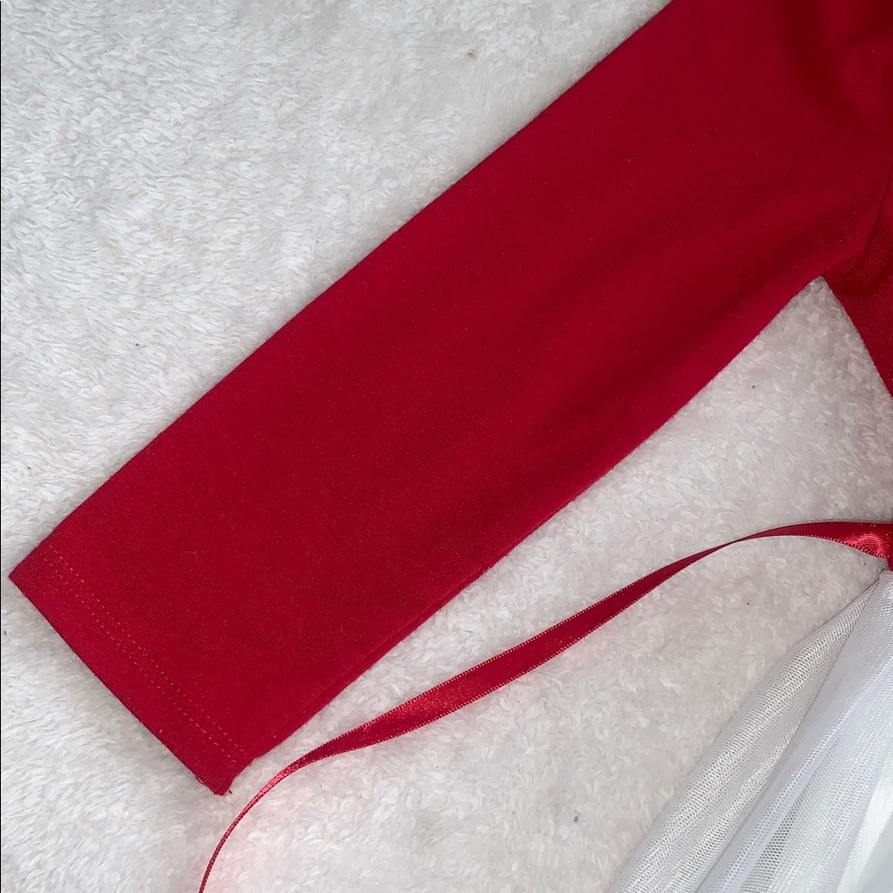 Zunie Red “Sparkle” Holiday Dress 6 EUC Christmas - Picture 4 of 12